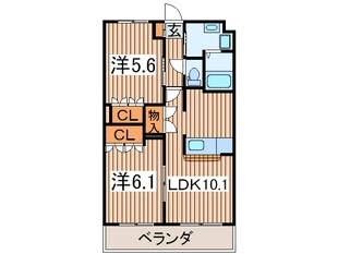 プラザ・シフォレⅠの物件間取画像